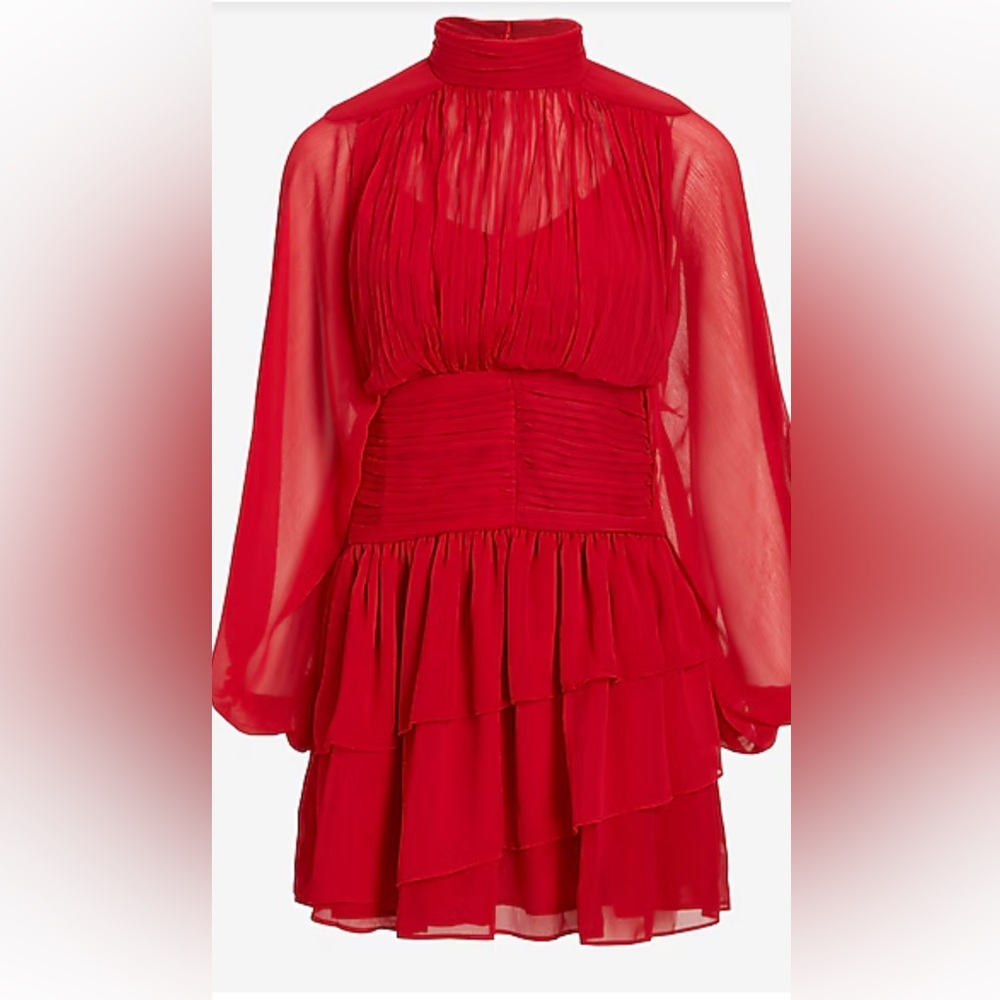 Elegant Red Women's Top